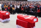Tekirdağ'da şehit polisin cenazesinde acı olay