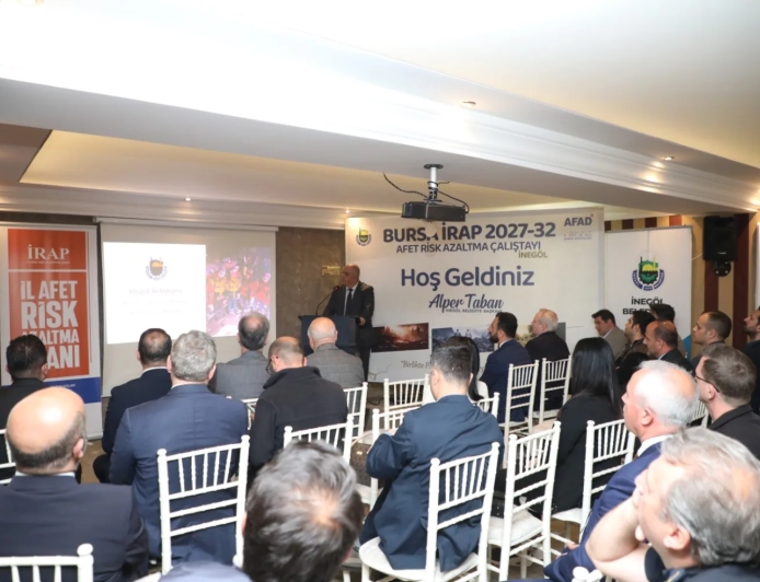 İnegöl’de Afet Risk Azaltma Çalıştayı Gerçekleştirildi
