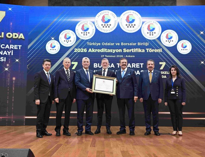 BTSO’nun Hizmet Kalitesine 7 Yıldızlı Tescil