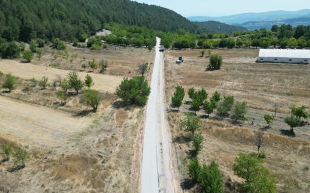 Keles'te yollar hem yenileniyor hem genişliyor