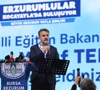 Başkan Vekili Biba: “Bursa ve Erzurum iki manevi kaledir” 