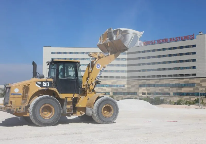 Bursa Şehir Hastanesi’nin iç yolları yenilendi