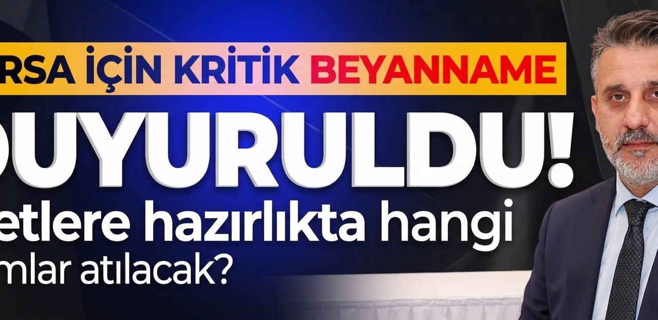 Bursa’dan Türkiye’de Bir İlk: Afet Anayasası Duyuruldu